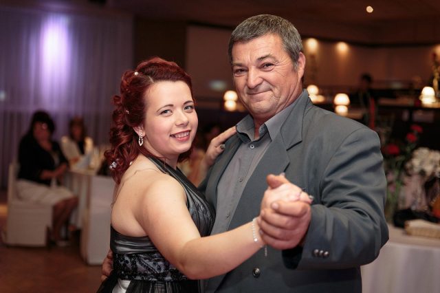 Fotka stužková – Ocko s dcérou